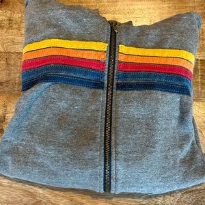 Aviator Nation - used, but very good condition.  Hooded zipper sweatshirt